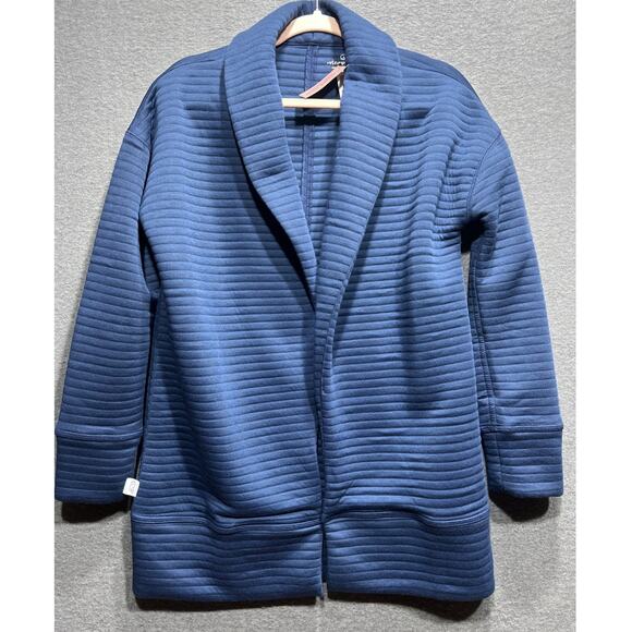 Vineyard Vines Channel Quilted Open Cardigan Deep Bay Womens Size Small NWT - Picture 1 of 11